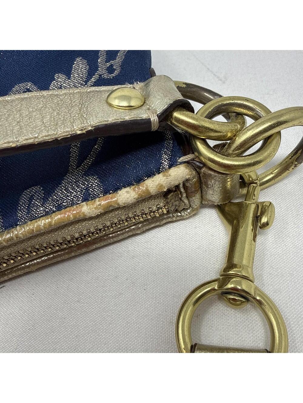 Coach Poppy Signature Script New York 1941 Navy/Gold/Metallic - Picture 15 of 15